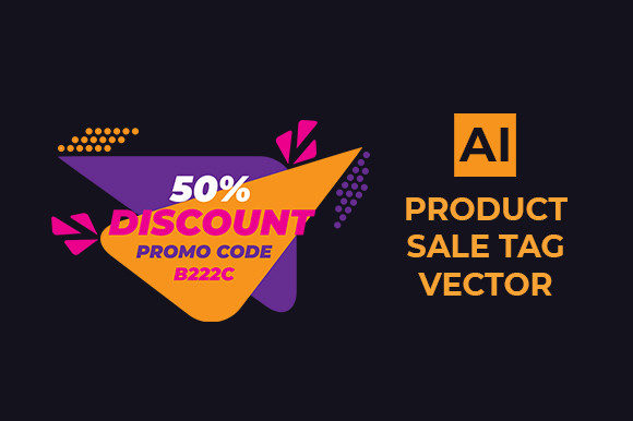 Boost Sales with a Vibrant Product Sale Tag Vector