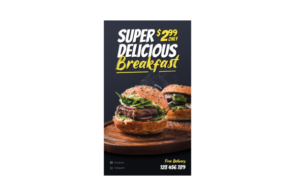 Breakfast Template: Your Daily Instagram Story Boost