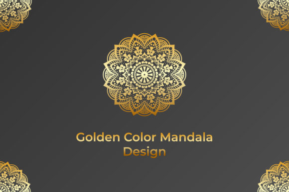 Elevate Your Brand with Golden Mandala Design