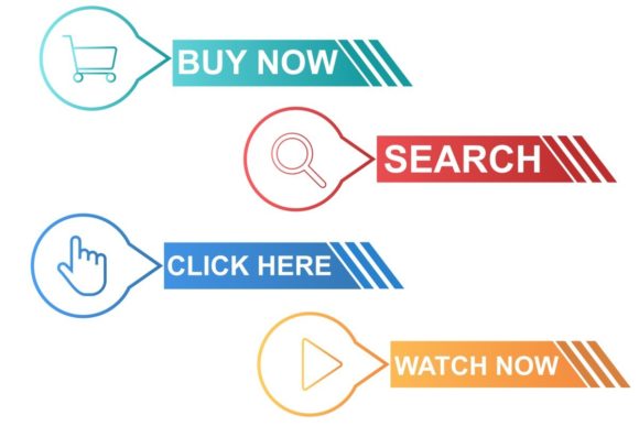 Elevate Your Digital Projects with a Vibrant Colorful Button Design for Website