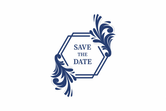Elevating Event Design with the Element Floral Save Date Banner Hexagon