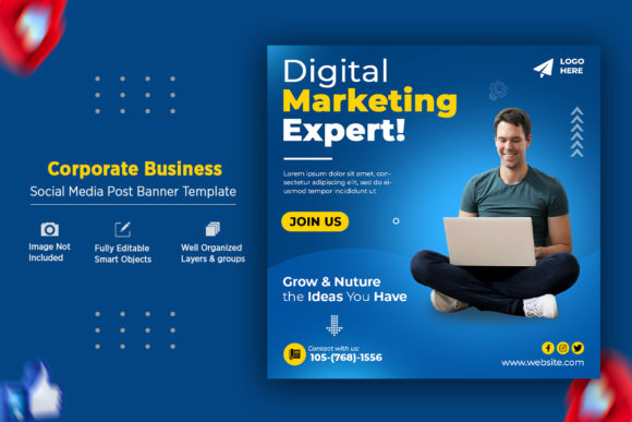Elevating Your Brand with a Professional Corporate Social Media Banner Post