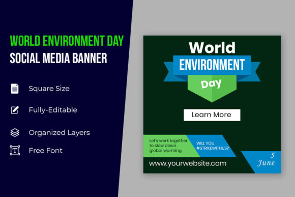 Evaluating Nature World Environment Day Social Media Templates for Digital Campaigns