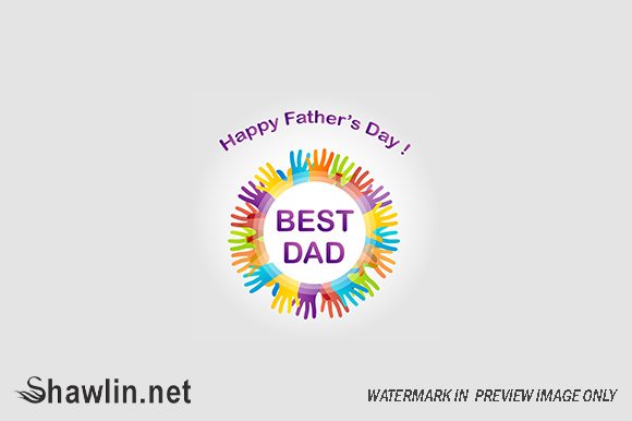 Evaluating the Father's Day Card with Colorful Hands: A Guide to Vector vs. Raster Formats