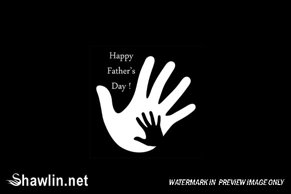 Happy Fathers Day with Hands of Father: A Visual Tribute