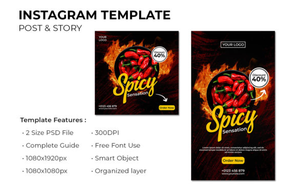 Mastering Visual Engagement: A Guide to Spicy Food Instagram Templates for Posts and Stories