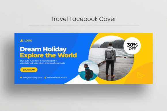 Mastering Your Brand's First Impression with a Professional Travel Facebook Cover Template