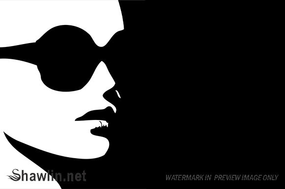 Why the Woman in Trendy Eye Wear Illustration is a Game-Changer for Modern Design Projects